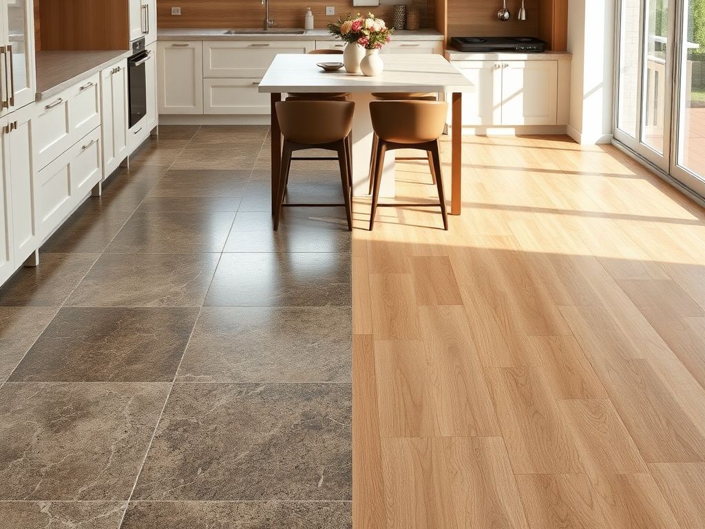 Gres czy winyl do kuchni: porównanie trwałości, wodoodporności i komfortu użytkowania